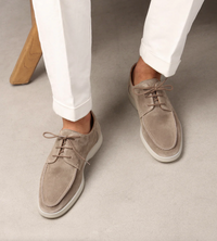 Elegante Sommer-Loafers in Hellbeige