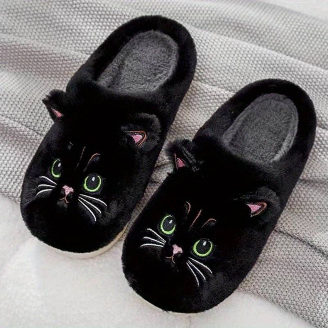 ROMÉE - Gemütliche Katzenpantoffeln für warme Füße