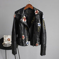 ALICE  - Jacke mit blumenmuster für frauen in Schwarz