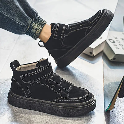 Kiany | Vintage Mid-Top Schuhe mit Klettverschluss