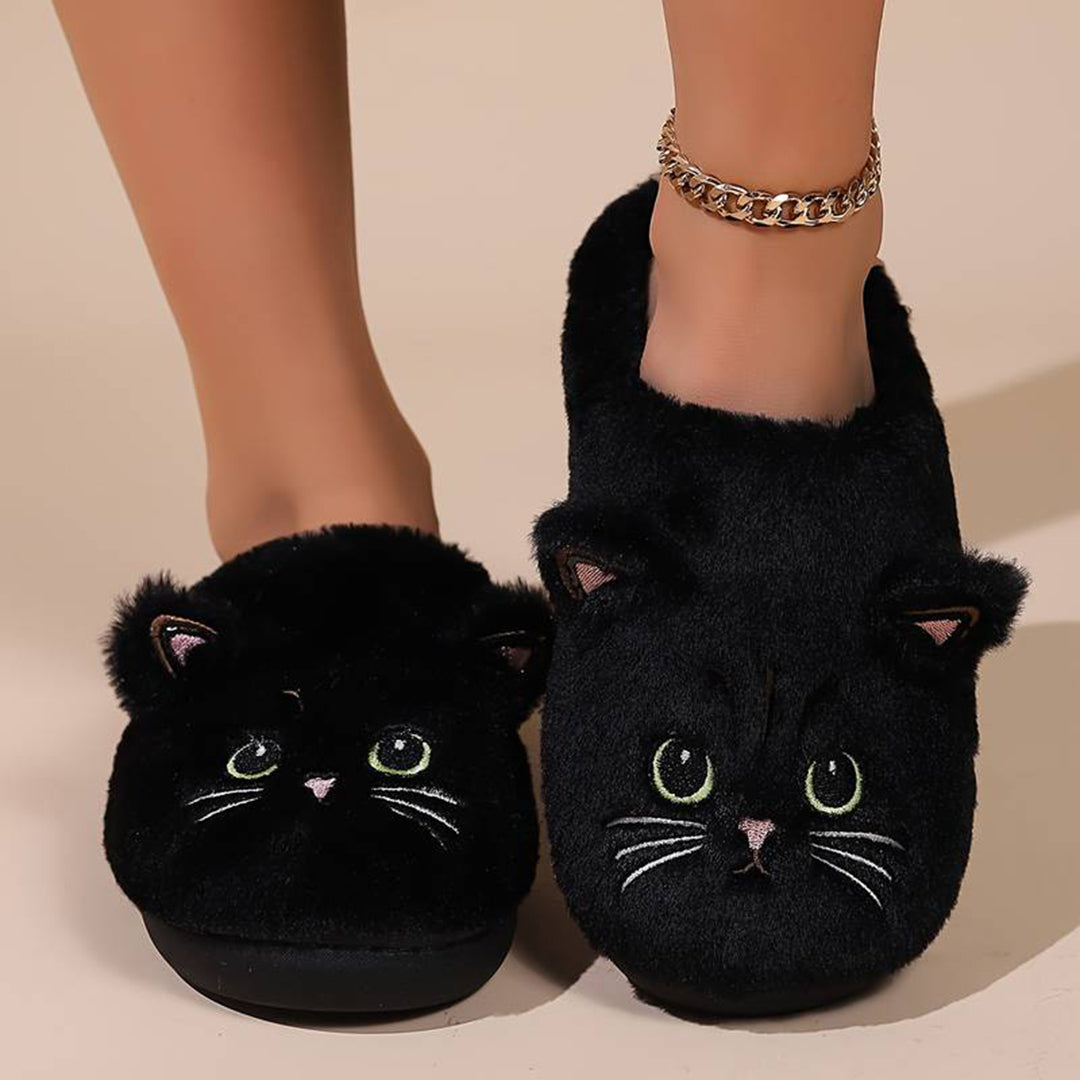 ROMÉE - Gemütliche Katzenpantoffeln für warme Füße