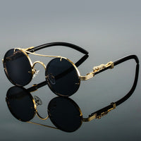 Pia | Auffallende Unisex-Sonnenbrille in Schwarz