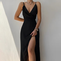 Chic Abendkleid für Frauen | Maxi in Schwarz