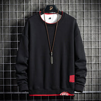THEO - Modisch gefütterte Sweatshirts aus Baumwolle in Schwarz