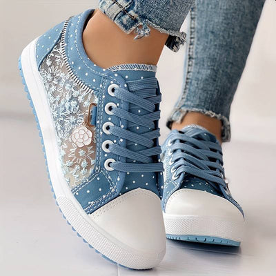 Emmie - Stylische Mesh-Sneaker für Frauen mit bequemer flacher Nase
