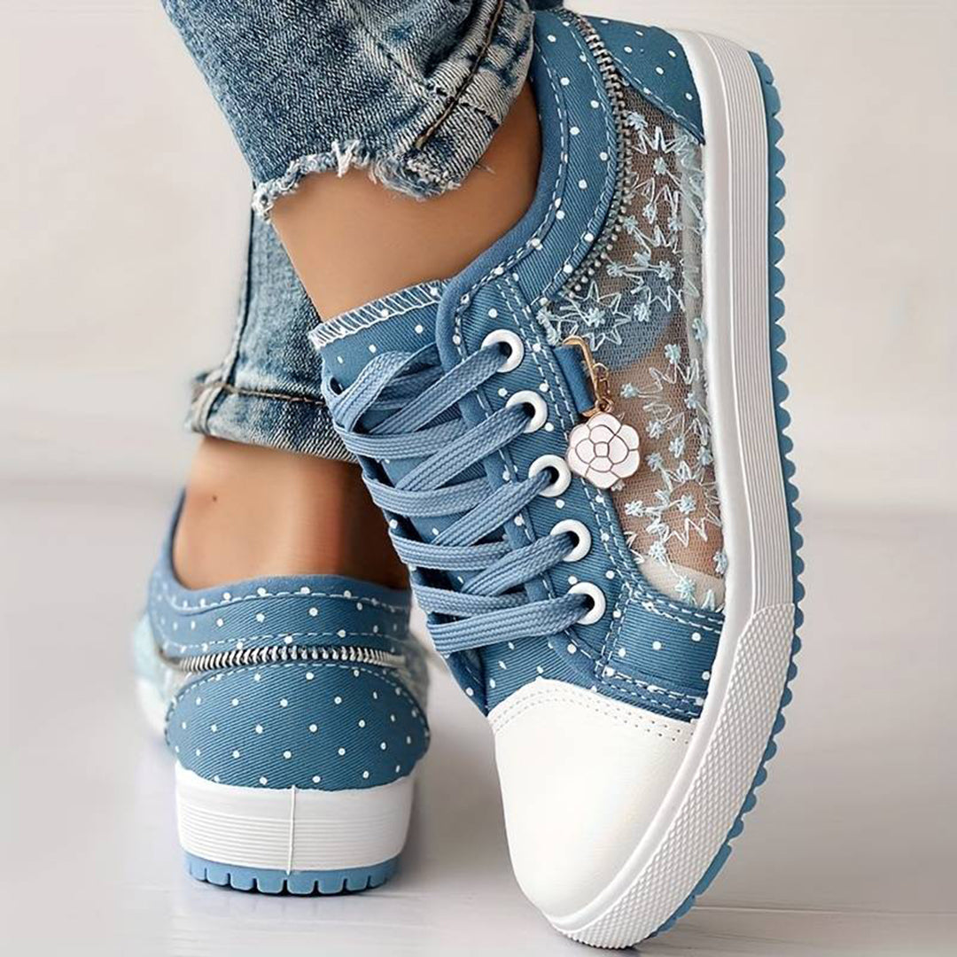 Emmie - Stylische Mesh-Sneaker für Frauen mit bequemer flacher Nase