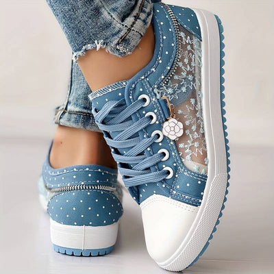 Emmie - Stylische Mesh-Sneaker für Frauen mit bequemer flacher Nase