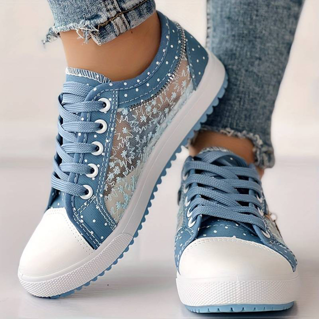Emmie - Stylische Mesh-Sneaker für Frauen mit bequemer flacher Nase