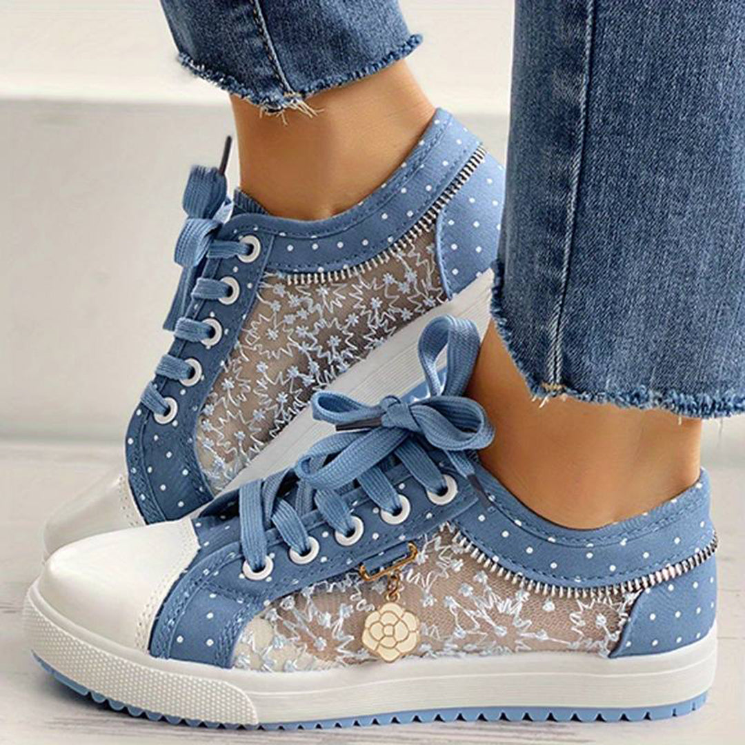 Emmie - Stylische Mesh-Sneaker für Frauen mit bequemer flacher Nase