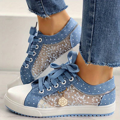 Emmie - Stylische Mesh-Sneaker für Frauen mit bequemer flacher Nase