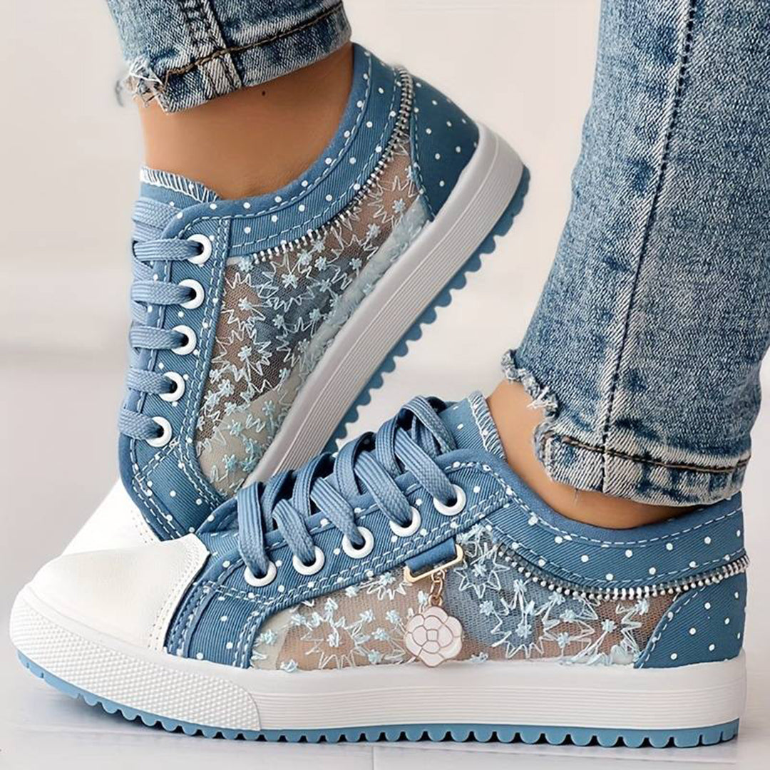Emmie - Stylische Mesh-Sneaker für Frauen mit bequemer flacher Nase