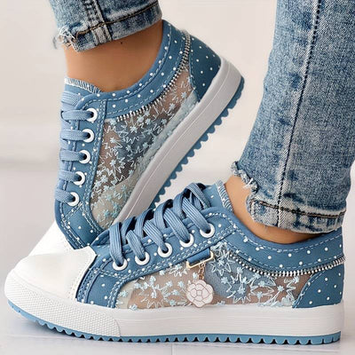 Emmie - Stylische Mesh-Sneaker für Frauen mit bequemer flacher Nase