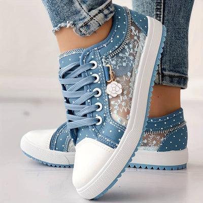 Emmie - Stylische Mesh-Sneaker für Frauen mit bequemer flacher Nase