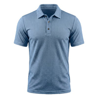 Dario | Atmungsaktives Stretch Poloshirt in Küstenblau
