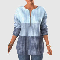 ORNELLE- Stylischer pullover in Blau