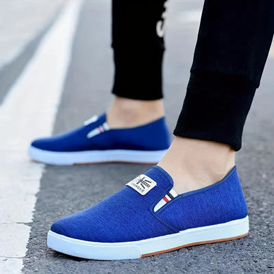 Herindo | Herren Slip-On Low Top Casual Schuhe, Non-Slip Walking Schuhe