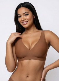 Hedy | Jelly Cup Lift-BH ohne Bügel in Caramel
