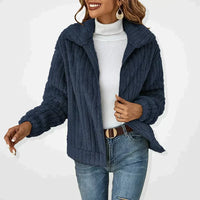 Isadora | Damen Langarm-Cardigan in Marineblau