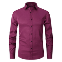 Felix™ - Knitterfreies Hemd in Rot
