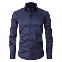 Felix™ - Knitterfreies Hemd in Marineblau