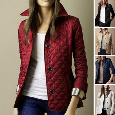 Shakelien | Slim-Fit Damen Winterjacke mit Einreiher-Design