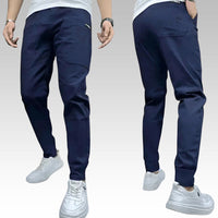 Tommaso | Premium Stretch Cargohose in Blau