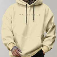 David | Herren Casual Kapuzenpullover in Gelb
