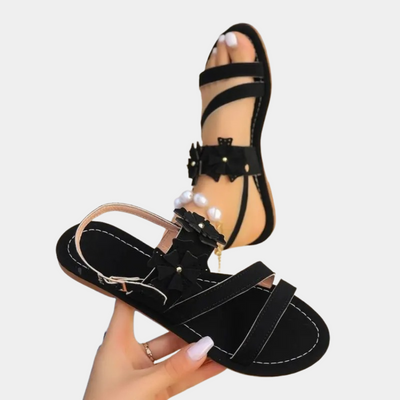 Enrica - Elegante Damen-Sandalen mit flacher Sohle