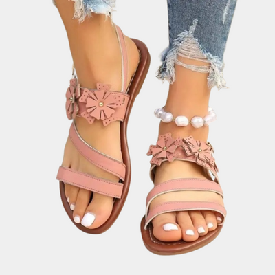 Enrica - Elegante Damen-Sandalen mit flacher Sohle