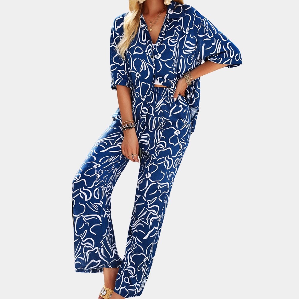 Brigida - Stylisches Sommer-Set für Frauen: Perfektes zweiteiliges Outfit!