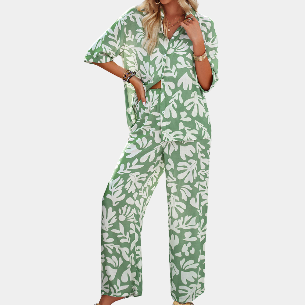 Brigida - Stylisches Sommer-Set für Frauen: Perfektes zweiteiliges Outfit!