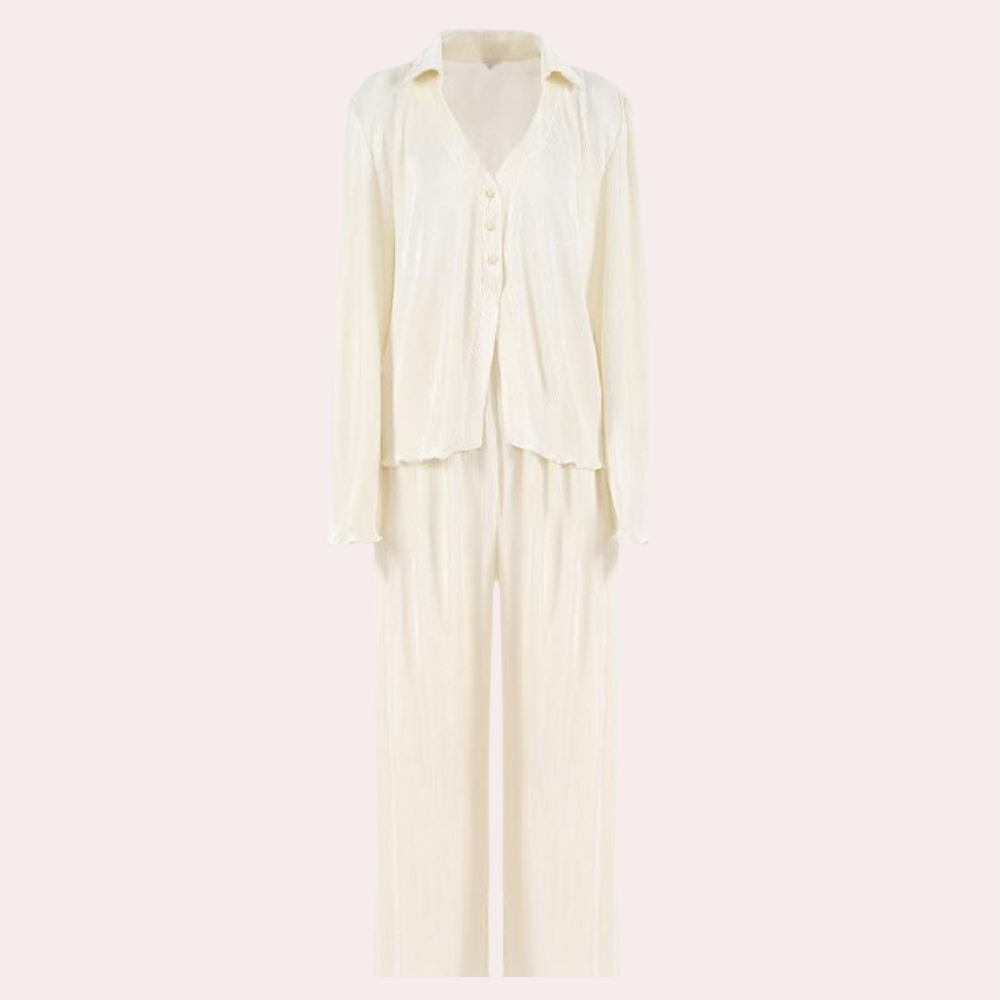 Evita - Elegantes zweiteiliges Damenset für einen raffinierten Look