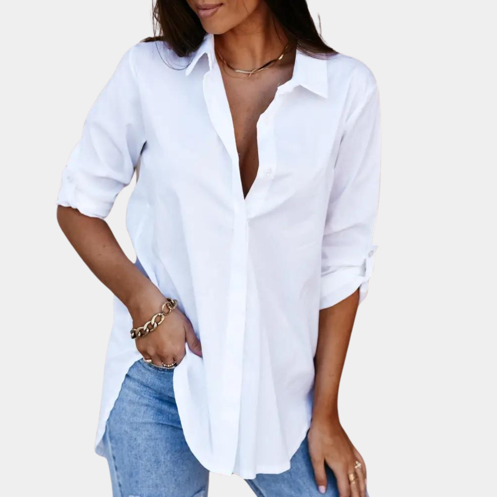 Bluse mit Langen Ärmeln für Damen
