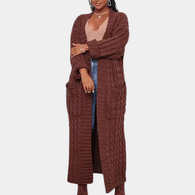 Anastasija - Trendige und geräumige Damenstrickjacke für einen eleganten Look