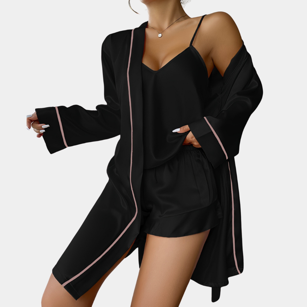 Schickes Damen-Pyjama-Set für luxuriösen Komfort