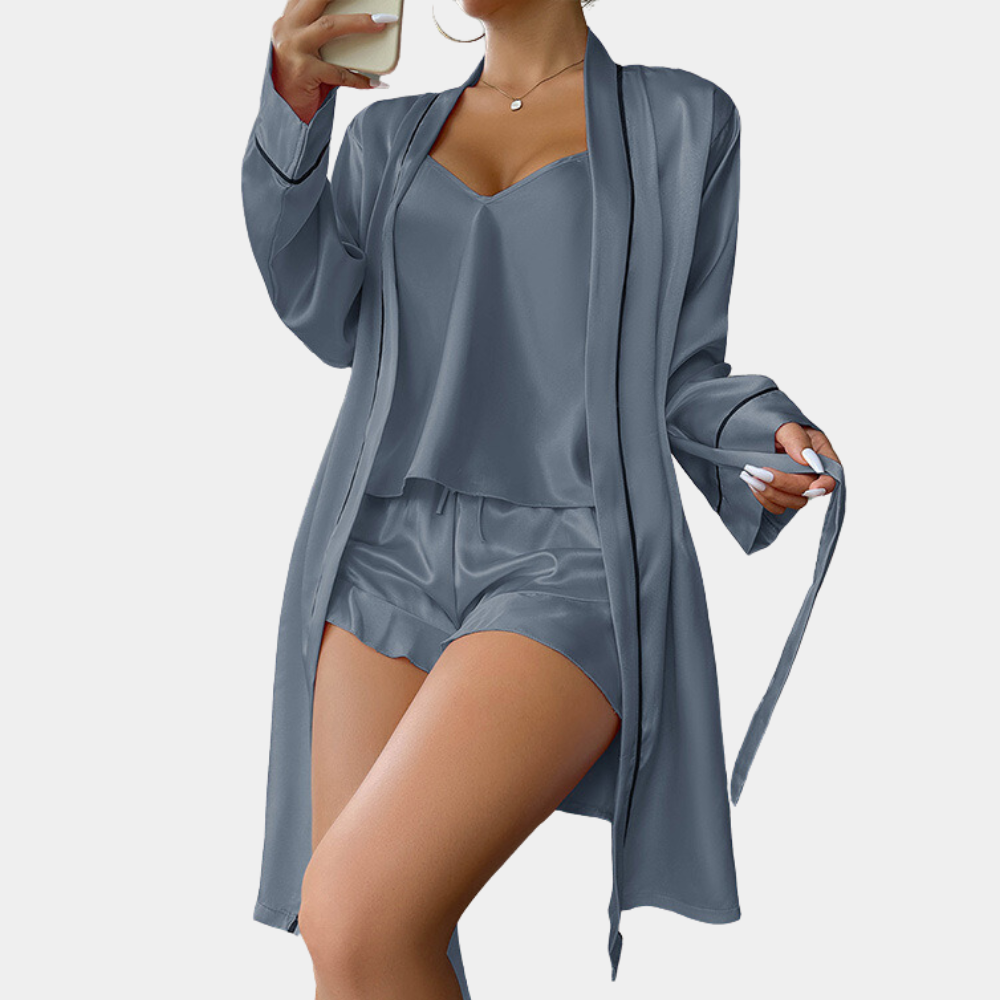 Schickes Damen-Pyjama-Set für luxuriösen Komfort