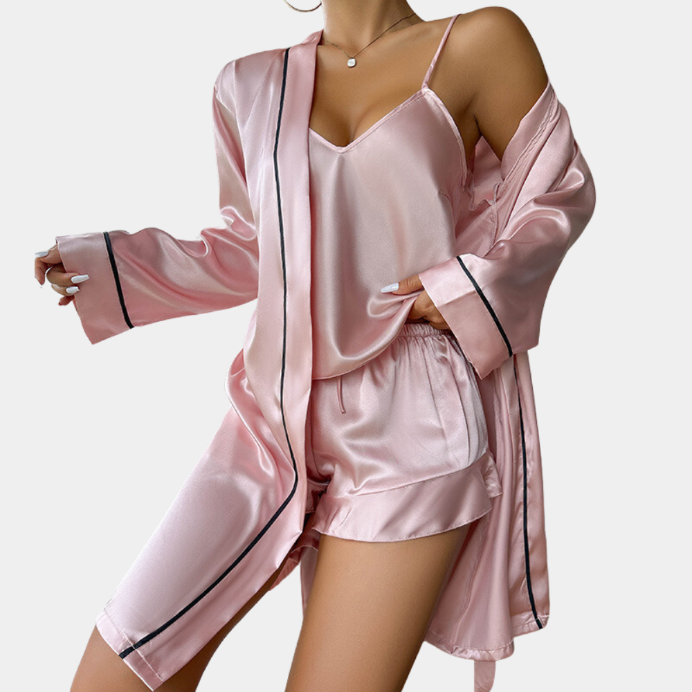 Schickes Damen-Pyjama-Set für luxuriösen Komfort