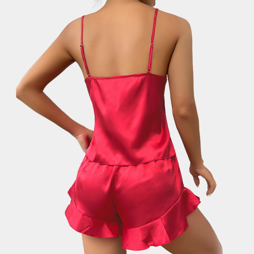 Schickes Damen-Pyjama-Set für luxuriösen Komfort