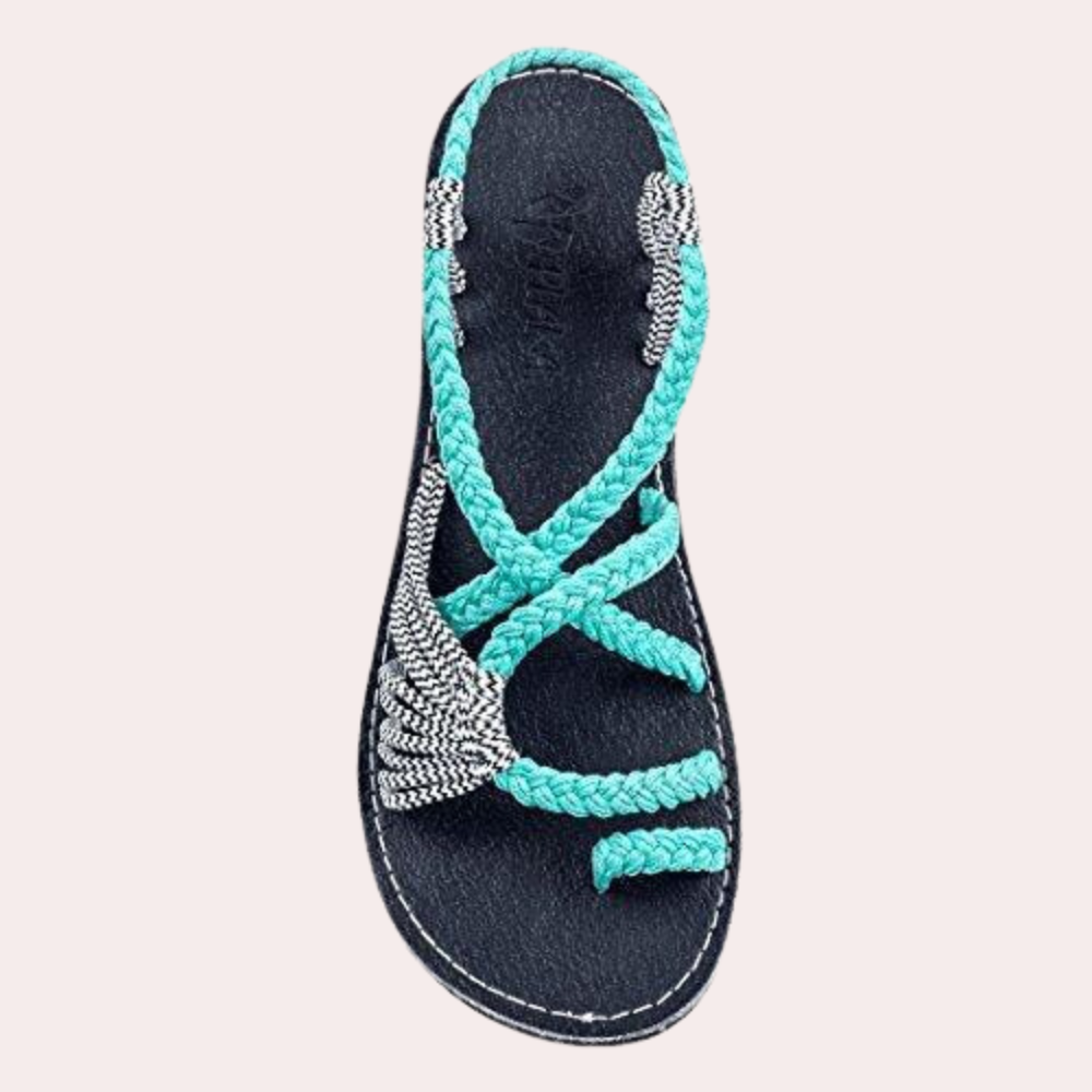 Lebendige und elegante Strandsandalen für Frauen