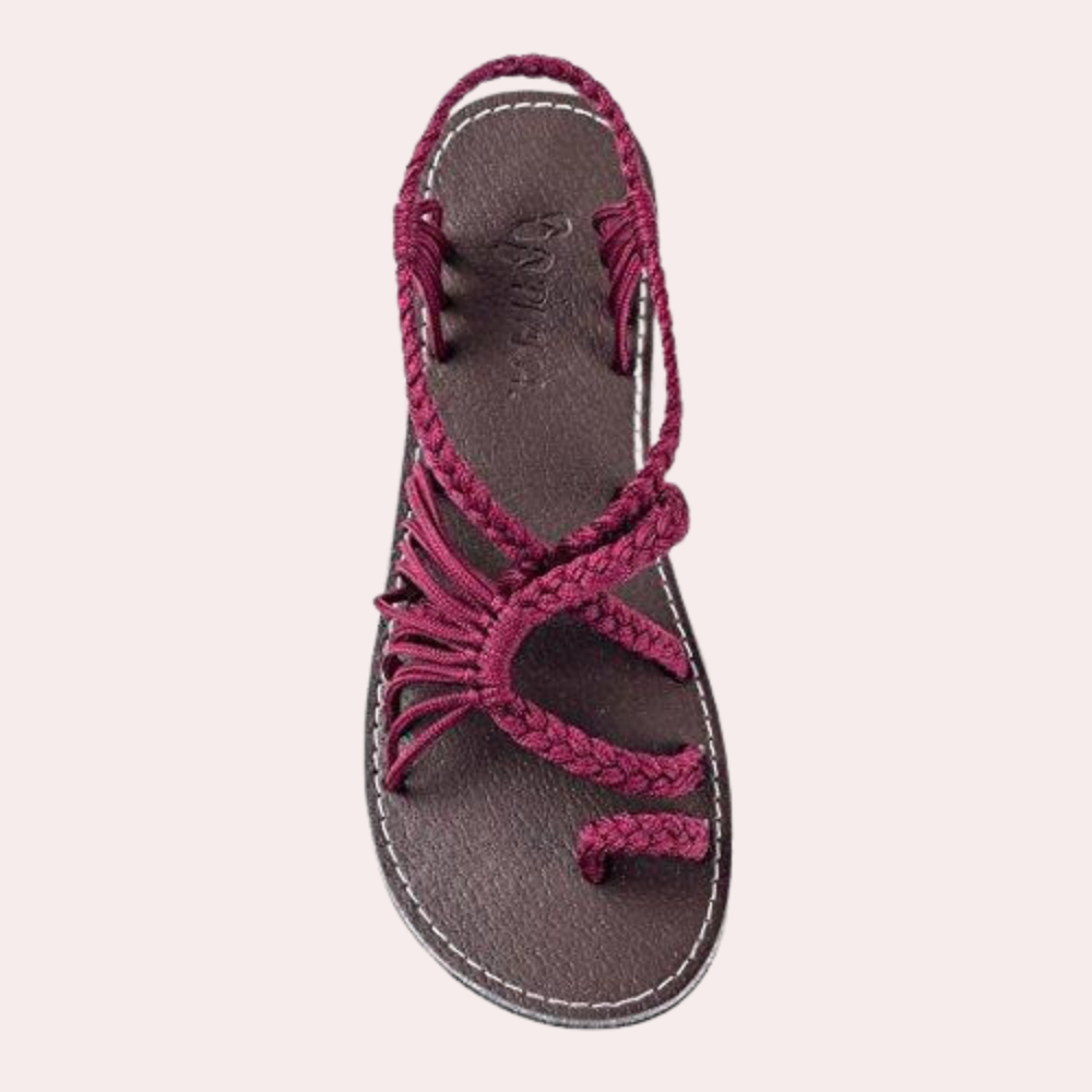 Lebendige und elegante Strandsandalen für Frauen