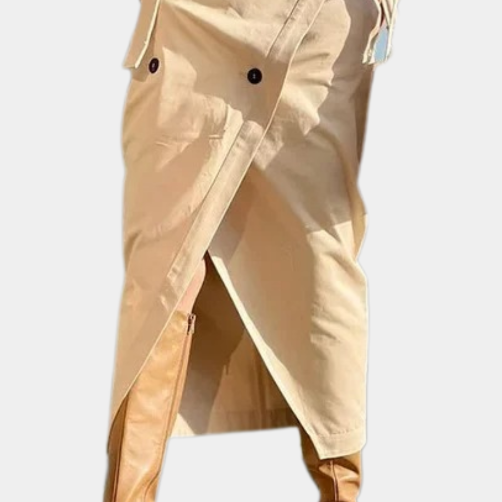 Elegantes Damen-Trenchcoat-Set für einen zeitlosen Look