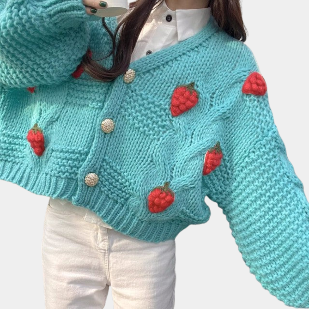 Modischer Strickpullover für Frauen für einen trendigen Look