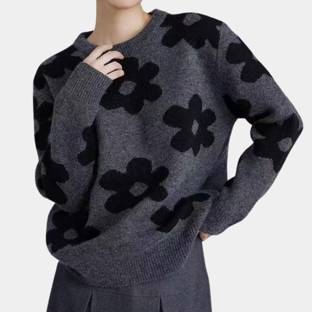 Celina - Luxuriöser, komfortabler Pullover für Frauen mit reichhaltiger Stricktextur