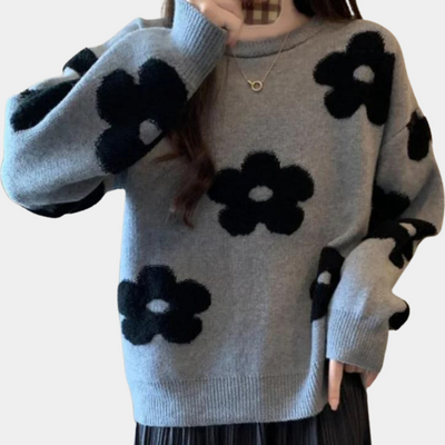 Celina - Luxuriöser, komfortabler Pullover für Frauen mit reichhaltiger Stricktextur