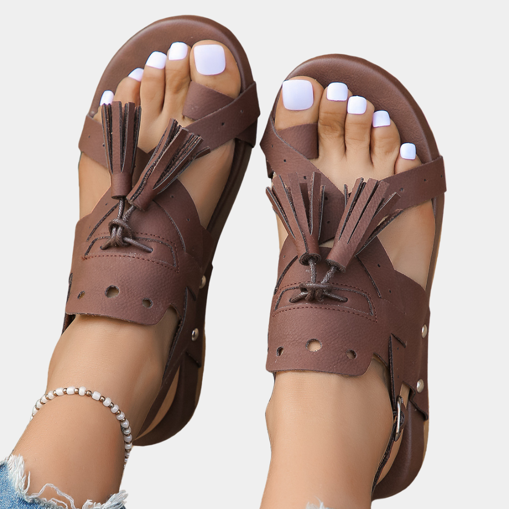 Ulla - Stylische Quastensandalen für Frauen