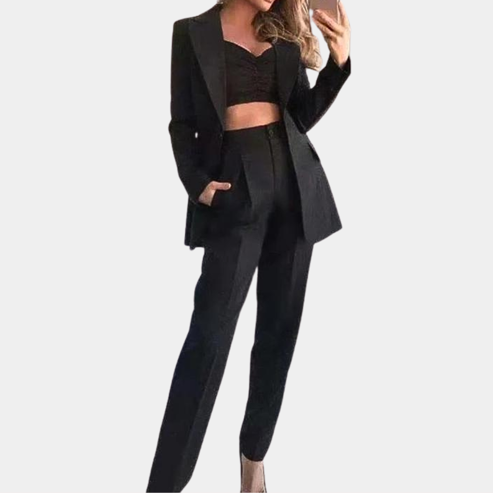 Mela - Elegantes, luxuriöses 3-teiliges Blazer-Set für einen raffinierten Look