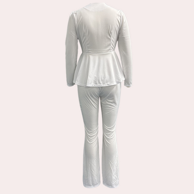 Jamalia - Glamouröses 3-teiliges Blazer-Set für Damen