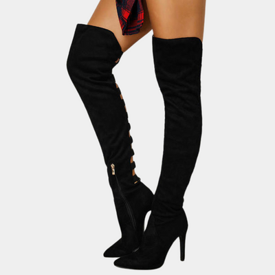 Elegante Overknee-Damenstiefel für einen eleganten Look