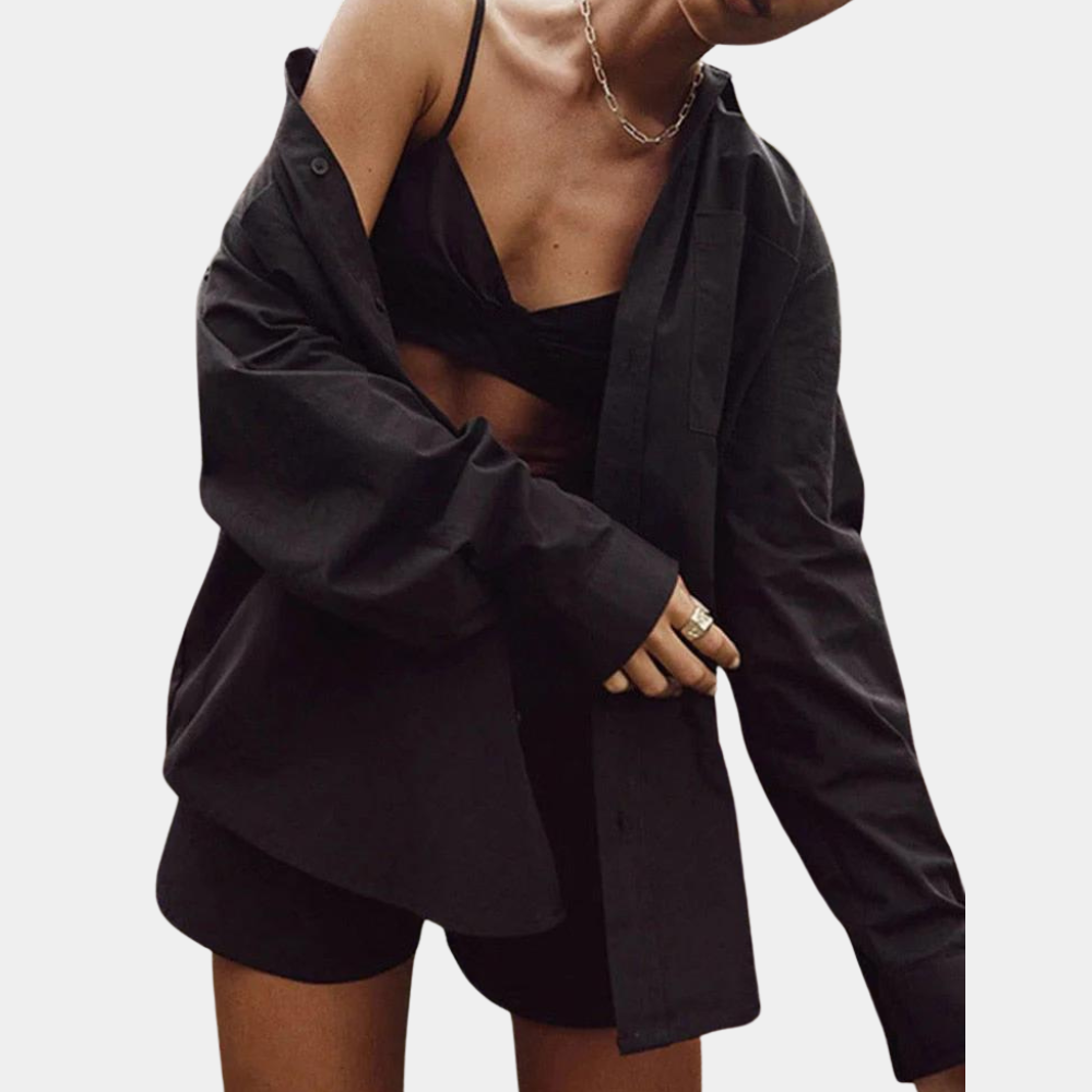 Trendiges dreiteiliges Set für Frauen im Casual Style