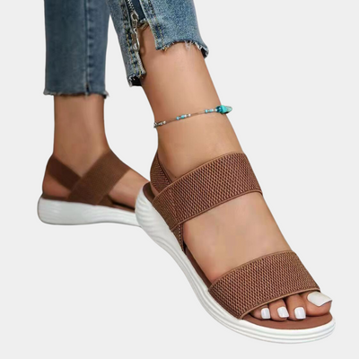 Elegante Damen-Sandalen mit Keilabsatz für einen zeitlosen Look